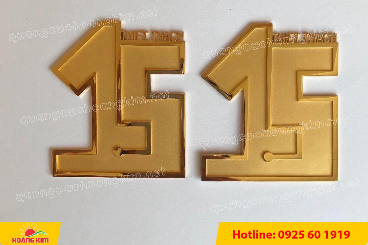 huy hieu duc ma vang 24k cat be theo hinh logo 77 - HUY HIỆU Đ&Uacute;C MẠ V&Agrave;NG 24K CẮT BẾ THEO LOGO CAO CẤP