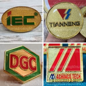 HUY HIỆU ĐÚC MẠ VÀNG DẬP NỔI 3D CAO CẤP THEO LOGO