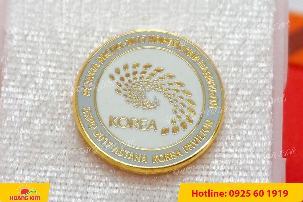 huy hieu duc ma vang dap noi 3d cao cap theo logo 119 - HUY HIỆU Đ&Uacute;C MẠ V&Agrave;NG DẬP NỔI 3D CAO CẤP THEO LOGO